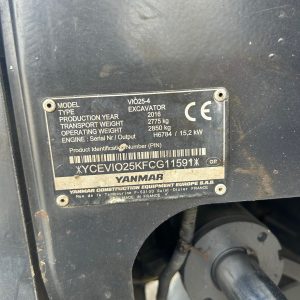 YANMAR VIO 25